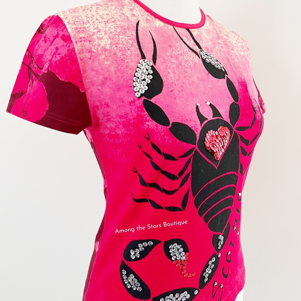Exceptionally Rare Vintage Y2K Embellished Top ASO Hilary Duff as Lizzie McGuire - Picture 9 of 12